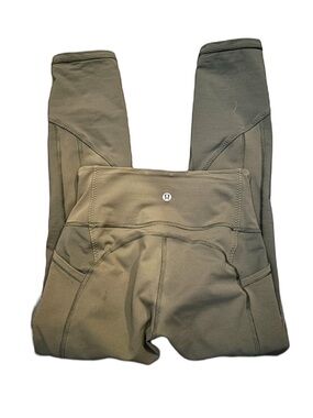 lululemon athletica Olive Green High-Rise Leggings